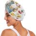 Shop Dwarf Waters Super Absorbent Hair Towel 2 Pack - Quick Dry Hair Turbans for Women & Girls - Ideal for Fast Drying & Easy Use - Buy Online on GoSupps.com