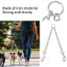 Tiesome Metal Double Dog Leash - 360 Rotation Chew-Proof Dual Leash for Dogs | Ideal for Walking & Training | Durable Two Dog Splitter (2.5mm x 40cm) - Buy Online on GoSupps.com