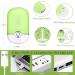 3-Piece USB Mini Portable Fan Set - Rechargeable Handheld Lash & Makeup Brush Cleaning Kit - Ideal for Lash Extensions & Facial Care - Green - Buy Online on GoSupps.com