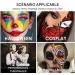 Set De Rouge L vres Halloween | Kit De Maquillage Des L vres En Noir Fonc - Set De Rouge Maquillage Longue Tenue Halloween Pour Voyage Carnaval Bal Masqu Festival De Musique - Buy Online on GoSupps.com