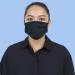 Gildan Adult Black Cotton Face Mask (24 Pack) | Reusable 3-Layer with Ear Loop | 6.5 x 7 Size | Breathable & Comfortable - Buy Online on GoSupps.com