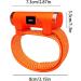 Electric Hand Warmers Fashionable Cool 2 in 1 Bracelet Hand Warmer LCD Display 4 Temp Settings Pocket Hand Warmer for Men Women Double-Sided Fast Heating Rowces Orange1 - Buy Online on GoSupps.com