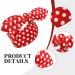 2 Pack Red Blue Polka Dot Headbands - Christmas Bandana Hair Accessories for Women and Men - Buy Online on GoSupps.com