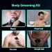 Wula Men's Body Hair Trimmer & Groomer - Waterproof, Rechargeable, Ceramic Blade, LED Light, Wet/Dry Use - Buy Online on GoSupps.com
