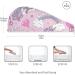 Colorful Unicorn Flamingo Microfiber Hair Towel Wraps - Quick Dry for Girls & Women (2 Pack) - 24x61 cm - Buy Online on GoSupps.com