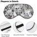 Buy Diamond Crystal Sleep Mask for Women | Adjustable Eye Shades with Elastic Strap | Luxury Sleep Accessories - Buy Online on GoSupps.com