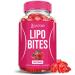 Lipo Bites ACV Gummies Advanced Formula 1000MG Apple Cider Vinegar Chewies Formulated with Pomegranate Beet Juice Powder B12 Vegan Non GMO 60 Gummys