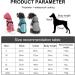 Petcute Waterproof Dog Rain Jacket - Windproof Coat with Reflective Stripes for Small Medium & Large Dogs - Adjustable with Hood - S Gray - Buy Online on GoSupps.com