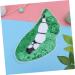 Tofficu 3pcs Sewing Patches Craft Patches Denim Dress for Women Multicolor Dress Tongue Subsidy Men's Lips Greenx3pcs mediumx3pcs - Buy Online on GoSupps.com