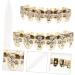SHERCHPRY 1 Set Teeth Jewelry Hip-hop Supplies Teeth Grills Shiny Mouth Grill Cosplay Grill Teeth Metal Teeth Grill Tooth Gems Grills for Your Teeth for Kids Hip-pop Supply Cool Copper 4.5x1cm copper copper - Buy Online on GoSupps.com