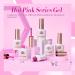 BORN PRETTY Pink Gel Nail Polish Set - 6 Neon Shades for Holiday Party | Cherry Blossom, Strawberry, Lovely Pink Colors | Gift Set for Natural Nails - Buy Online on GoSupps.com