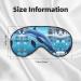 Winter The Dolphin Eye Mask - Soft Adjustable Sleep Mask for Men & Women - Comfortable Black Nighttime Eye Cover - Buy Online on GoSupps.com