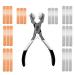 Ring Stamping Kit with Ring Bending Pliers and Copper and Aluminum Metal Stamping Blanks  Ring Bending Tool for Ring Making Kit  Metal Stamping Kit  or Jewelry Making Kit - Zoom Precision - 24 Pieces