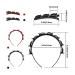 SHUNMEIL 4PCS Double Bangs Hairstyle Hairpin Set - Woven Large Real Hair Accessories with Clips | Hollow Layer Plait Headband Hair Bands - Buy Online on GoSupps.com