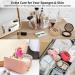 Fauxomor Makeup Sponge Holder - 3 Pack Silicone Beauty Blender Travel Bag | Sustainable & Portable Red Blue Purple - Buy Online on GoSupps.com