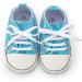 Baielley High Top Baby Sneakers | Soft Sole Newborn First Walkers Shoes | 0-6 Months | Blue - Buy Online on GoSupps.com