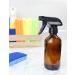 16-Ounce Amber Glass Spray Bottles w/Reusable Chalk Labels (2 Pack)  Heavy Duty Mist & Stream 3-Setting Sprayer Great for Essential Oils - Buy Online on GoSupps.com