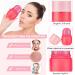 Silicone Ice Face Roller for Skin Care - Pink Beauty Facial Tool for Brightening and Line Removal - Buy Online on GoSupps.com