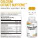 Solaray Calcium Citrate Supreme 800mg | Advanced Bone Support Blend | Gentle Digestion Formula | 180 VegCaps - Buy Online on GoSupps.com