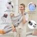 CUBY Natural Cotton Baby Carrier | Extra Comfortable Sling for Newborns & Toddlers - Grey Bear Design - Buy Online on GoSupps.com