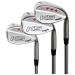 Majek Golf Men's Complete Wedge Set: 52 Gap Wedge (GW), 56 Sand Wedge (SW), 60 Lob Wedge (LW) Right Handed Regular Flex Steel Shaft