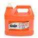 GOJO NATURAL ORANGE Pumice Hand Cleaner  1 Gallon Quick Acting Lotion Hand Cleaner with Pumice Pump Bottle (Pack of 1)   0955-02 Orange 128 Fl Oz (Pack of 1)