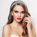 Sibba Rhinestone Wide Hair Band - Bridal Wedding Fashion Headpiece - Buy Online on GoSupps.com