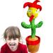 Dancing Cactus Toy: Talking Singing Cactus Plush & Interactive Toy Repeating What you Say and Dance for Endless Fun & Entertainment Christmas and Decoration Piece USB Rechargeable 03 talking cactus