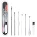 Rpanle ear cleaner ear wax removal 7 pieces of ear spoon ear cleaner made of stainless steel set with storage box ear cleaner suitable for children young people and adults