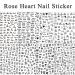 8 Sheets Letter Nail Art Sticker Heart Lips Self-Adhesive Design Decals - Valentine's Day Nail Stickers for Women - DIY Manicure Tips - Buy Online on GoSupps.com