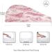 Pink Butterflies Dry Hair Cap Set | 2 Piece Quick Drying Towel & Button Headband | Super Absorbent & Soft - Buy Online on GoSupps.com