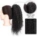 Messy Bun Hair Piece for Women Shaggy Curly Ponytail Brazilian Real Hair 10-28 Inch with Drawstring Hair Comb Ponytail Extension Hair for Black Women Hair Extensions Hair Scrunchies (Color : Black 10inch 100g Black - Buy Online on GoSupps.com