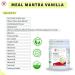 Meal Mantra Vanilla Vegan Isolate Protein Workout Powder Drink for Gym & Training. Build Muscle & Get Toned | Spiritually Aligned Supplements. Shakra Health - Buy Online on GoSupps.com
