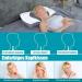 Saheyer Memory Foam Neck Pillow - Ergonomic Shoulder Support for Side Back & Belly Sleepers - Orthopedic Design Gray (63 x 41 x 14/11 cm) - International Shipping Available - Buy Online on GoSupps.com