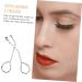 Angoily Classic Lash Curler Partial Eyelash Curler Eyelash Curler with Comb and Tips for Women - Stainless Steel Travel Size Mini Eyelash Comb Girl Eyelash Curl Tool 9.7x5.3cm - Buy Online on GoSupps.com