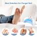 Buy Nail Fungus Light - 905nm Infrared & 470nm Blue Light for Safe Home Treatment - Effective Solution for Multiple Toenail Issues - Buy Online on GoSupps.com