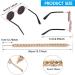 cobee Cat Sunglasses Retro Kitten Sunglass with Rose Gold Chain Eye UV Protection Classic Small Cat Glasses Cosplay Costume for Photo Props Cute Pet Decorations for Birthday Party - Buy Online on GoSupps.com