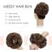 MY-LADY Messy Hair Buns Extensions Scrunchies Updo Wavy Curly Ponytail - Light Brown - Buy Online on GoSupps.com