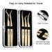 5 PCS Stainless Steel Volume Eyelash Extensions Tweezers Set - Curved Precision Tweezers for Gold Application - Buy Online on GoSupps.com