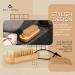 ENA Living Nail Brush (9.5x3.3 cm) | Wooden Eco Nail Brush | Sustainable Wooden Nail Brush Made From Beechwood | Long Lasting and Sturdy Natural Nail Brush Cleaner - Buy Online on GoSupps.com