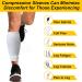 DK2 Multi-Sport Unisex Calf Compression Sleeves: Pain Relief UV Protection Calf Shin and Vein Support Medium White - Buy Online on GoSupps.com