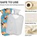 Naanle Hot Water Bottle with Cover Pizza Pug Design 2L Large Hot Water Bag for Bed & Pain Relief Ideal Hand & Feet Warmer Ships Internationally - Buy Online on GoSupps.com