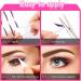 Vspek 24 Pairs Glitter Eyeliner Stickers Quick makeup tool Instant Eyeliner Stickers Self-adhesive Eye Line Strip Sticker Eye Makeup Tool Waterproof Eyeliner Stickers for Eyes Dress Up (6 Colors) - Buy Online on GoSupps.com