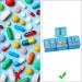 Kiniza Small Weekly Pill Organizer - 3x Daily 7-Day Pill Box Moisture-Proof & Portable Travel Case for Vitamins & Medication - Buy Online on GoSupps.com