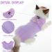 Cobee Professional Recovery Suit for Cats | Abdominal Wounds & Skin Diseases | Size L Purple | Ideal for Kittens & Post-Surgery Care - Buy Online on GoSupps.com