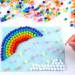 Caydo 2400 Pieces 1cm Multicolor Pom Poms with 100 Wiggly Eyes for Kids Crafts - Buy Online on GoSupps.com