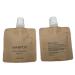 Eco-Friendly Shampoo Recyclable Kraft Paper Pouch Bag - 100 Pack (1.1oz/30ml) | Sustainable Packaging for Hair Care - Buy Online on GoSupps.com