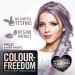 Colour Freedom Metallic Silver Violet Permanent Hair Dye with PurePlex. Ultra Glossy Conditioning Hair Colour. 100% grey coverage. By Knight & Wilson. - Buy Online on GoSupps.com
