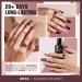 MEFA Gel Nail Polish Set - 12 Colors Including Burgundy Red Champagne Gold Glitter & Dark Purple - Perfect DIY Manicure Gift for Women & Girls - Buy Online on GoSupps.com