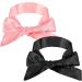 2 Pcs Adjustable Satin Eye Mask Set | Soft Sleep Mask & Blindfold for Travel Nap Meditation & Games - Buy Online on GoSupps.com